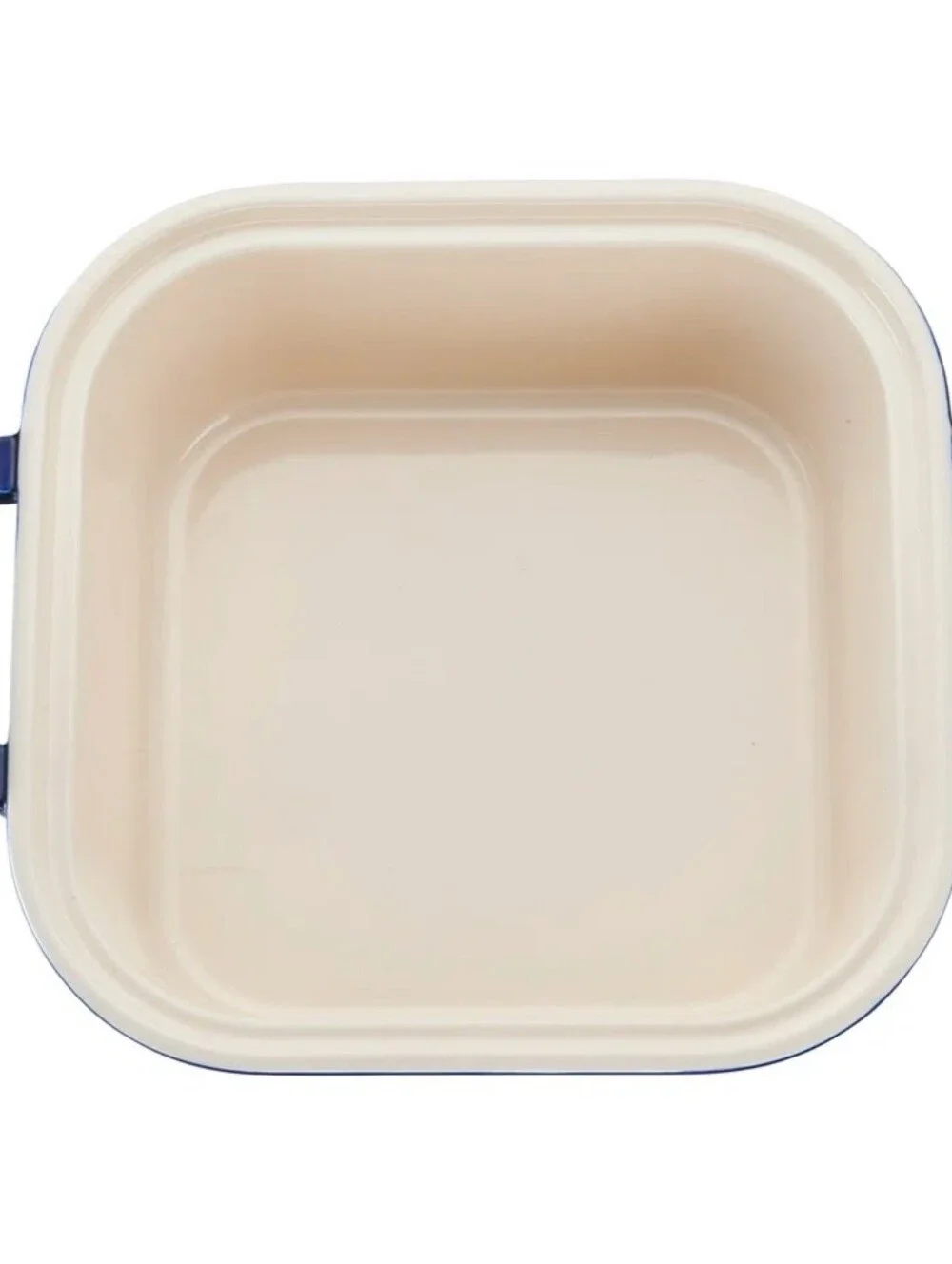 Staub 2.5QT Covered Square Enameled Casserole Dish- Dark Blue